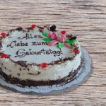 Torte zum Geburtstag